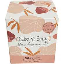 Relax and Enjoy Candle