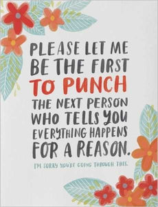 EVERYTHING HAPPENS FOR A REASON - Card